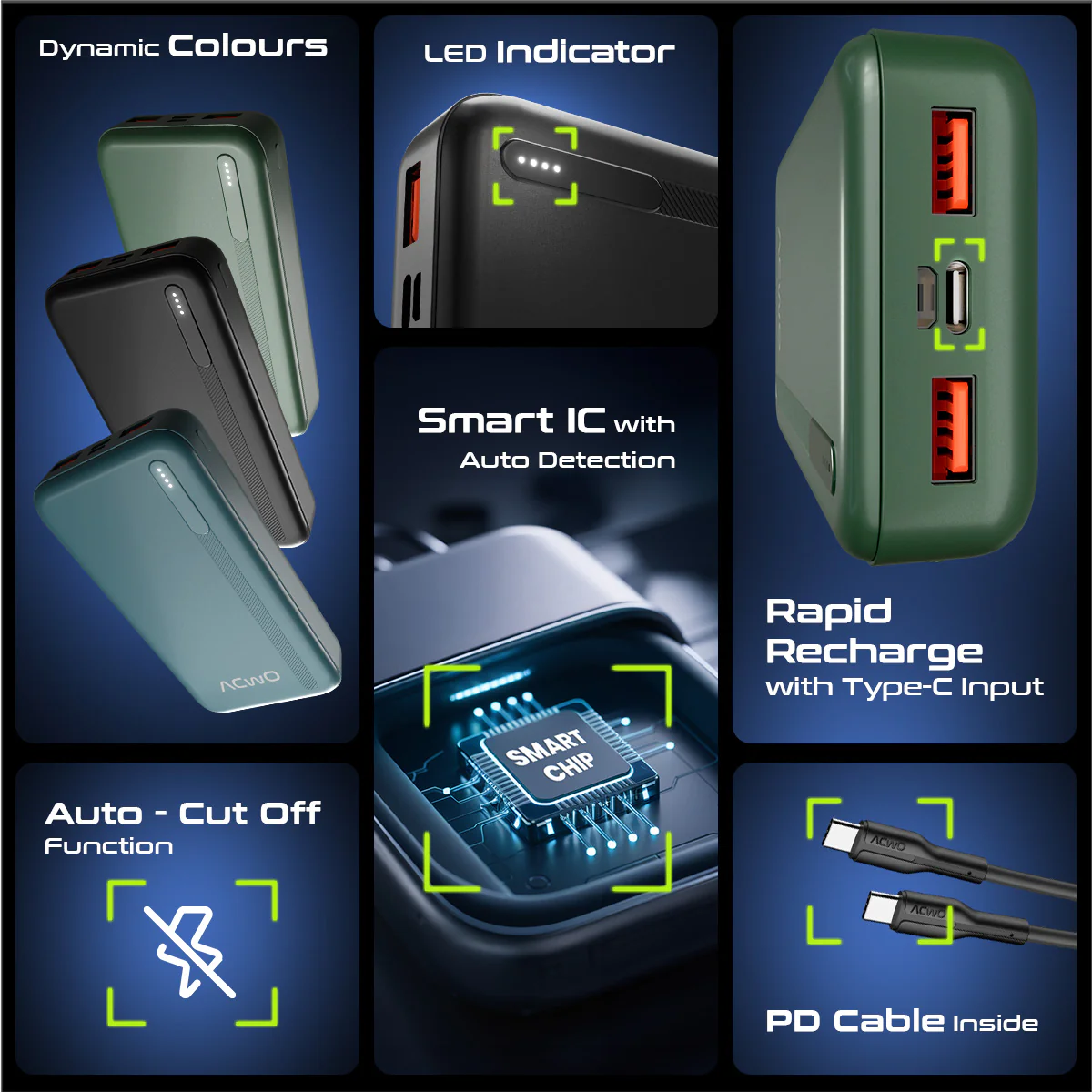 POwER 721 -  20000 mAh Fast Charging [ Portable Powerbank ] - Image 13